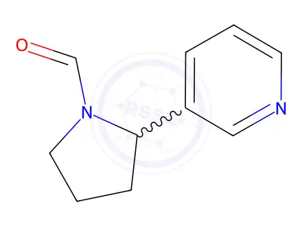 Chemical structure of N-Formylnornicotine