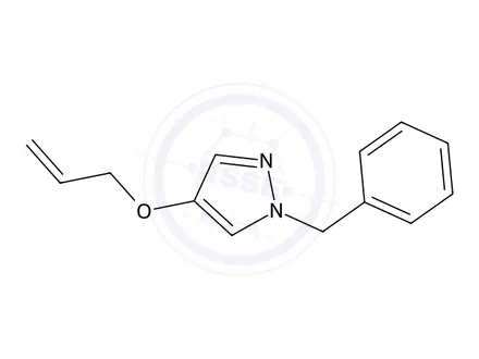 Chemical structure of 4-Allyloxy-1-benzyl-1H-pyrazole