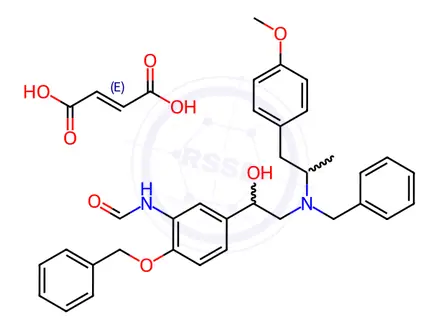 Chemical structure of Formoterol Impurity 153