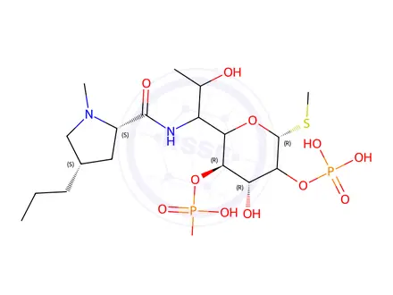 Chemical structure of Clindamycin Phosphas Impurity 42