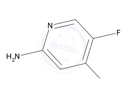 Chemical structure of 4-Chloro-5-fluoropyridin-2-amine