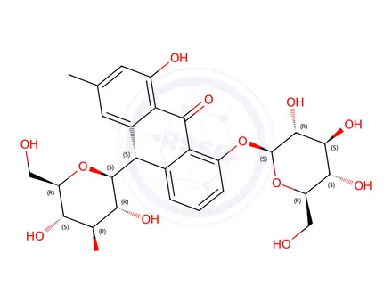 Chemical structure of Cascaroside C
