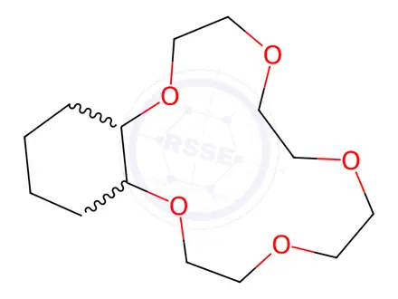 Chemical structure of Cyclohexano-15-crown-5