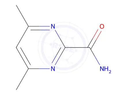Chemical structure of 4,6-Dimethylpyrimidine-2-carboxamide