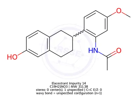 Chemical structure of Elacestrant Impurity 40