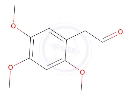 Chemical structure of 2-(2,4,5-trimethoxyphenyl)acetaldehyde