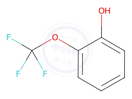 Chemical structure of 2-Trifluoromethoxyphenol