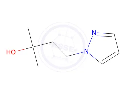 Chemical structure of 2-Methyl-4-(1h-pyrazol-1-yl)butan-2-ol