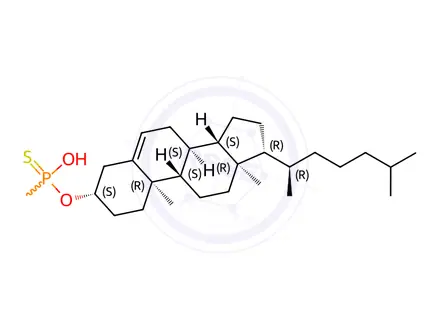 Chemical structure of cholesterol-3-O-methylthiophosphonate