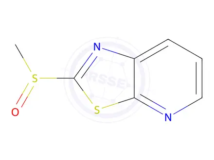 Chemical structure of Thiazolo[5,4-b]pyridine, 2-(methylsulfinyl)-(9CI)