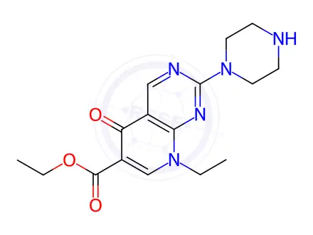 Chemical structure of Pipemidic Acid Impurity 5 (Pipemidic Acid EP Impurity E)
