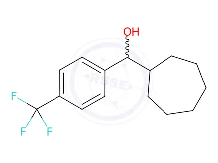 Chemical structure of Cycloheptyl(4-(trifluoromethyl)phenyl)methanol
