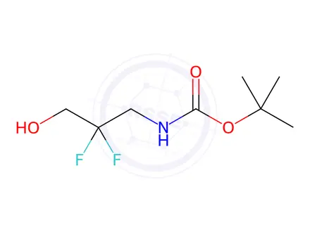 Chemical structure of tert-Butyl (2,2-difluoro-3-hydroxypropyl)carbamate