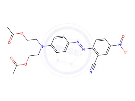 Chemical structure of Disperse Red 82