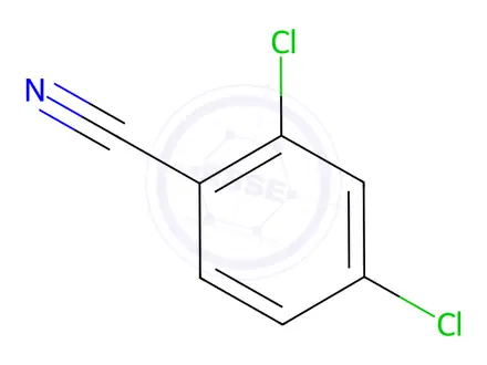 Chemical structure of 2,4-Dichlorobenzonitrile