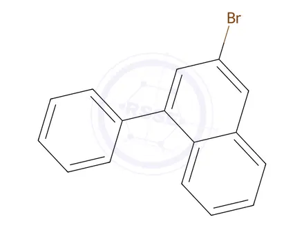 Chemical structure of 3-broMo-1-phenylnaphthalene