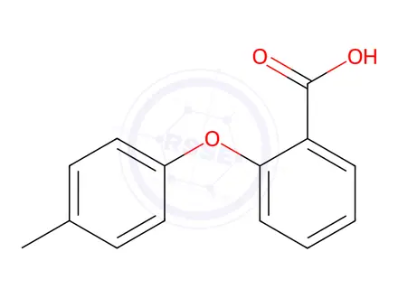 Chemical structure of o-(p-Tolyloxy)benzoic Acid