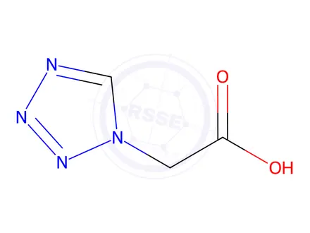 Chemical structure of Tetrazolylacetic Acid (USP)