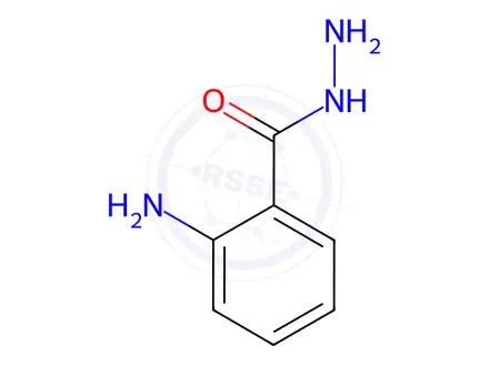 Chemical structure of 2-Aminobenzohydrazide