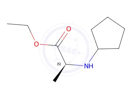 Chemical structure of Ethyl cyclopentylalaninate