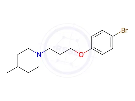 Chemical structure of 1-(3-(4-Bromophenoxy)propyl)-4-methylpiperidine