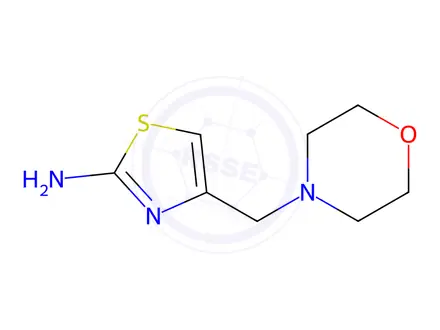 Chemical structure of 4-Morpholin-4-ylmethyl-thiazol-2-ylamine