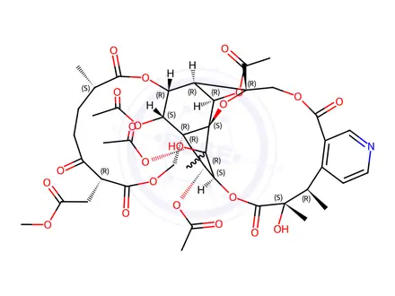 Chemical structure of Triptonine B