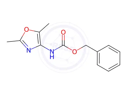 Chemical structure of Benzyl (2,5-diMethyloxazol-4-yl)carbaMate