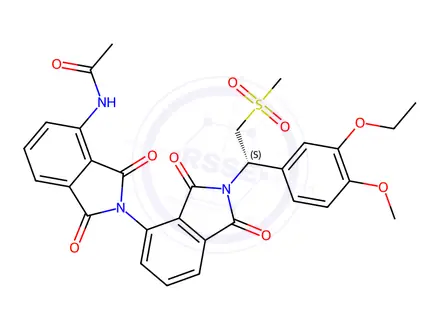 Chemical structure of Apremilast Impurity TTN