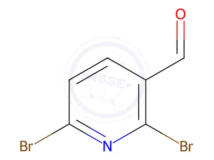 Chemical structure of 2,6-Dibromonicotinaldehyde