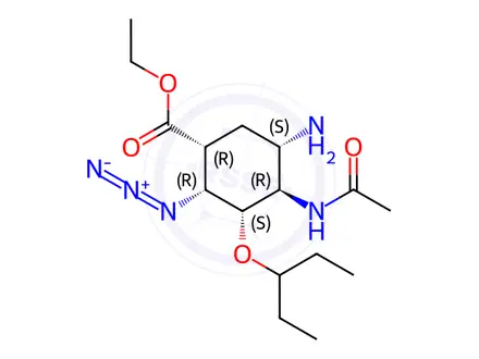 Chemical structure of Oseltamivir EP Impurity B