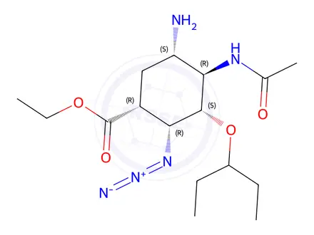 Chemical structure of Oseltamivir EP Impurity B