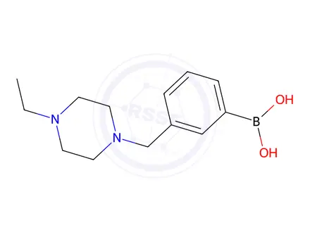 Chemical structure of (3-((4-Ethylpiperazin-1-yl)methyl)phenyl)boronic acid