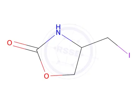 Chemical structure of (S)-4-(Iodomethyl)oxazolidin-2-one