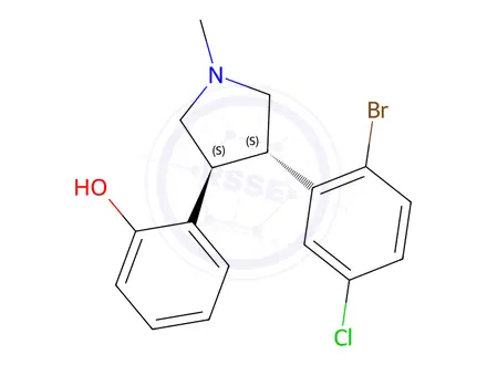 Chemical structure of Asenapine Impurity 21