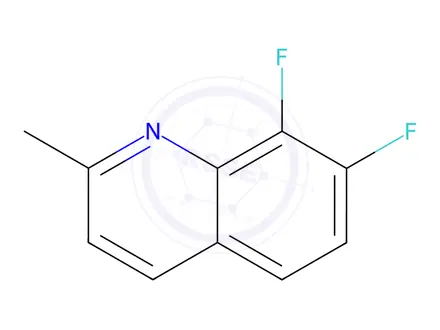 Chemical structure of 7,8-Difluoro-2-methylquinoline