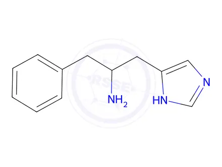Chemical structure of 1-(1h-Imidazol-5-yl)-3-phenylpropan-2-amine