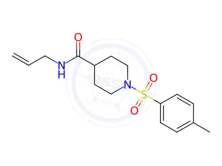 Chemical structure of N-allyl-1-tosylpiperidine-4-carboxamide