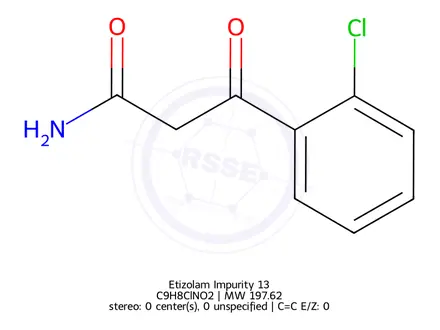 Chemical structure of Etizolam Impurity 44