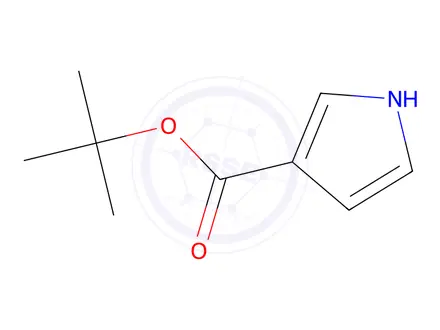 Chemical structure of tert-Butyl 1H-pyrrole-3-carboxylate