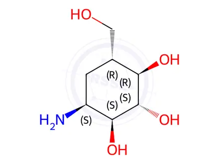 Chemical structure of Validamine