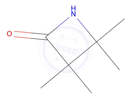 Chemical structure of 3,3,4,4-tetramethylazetidin-2-one
