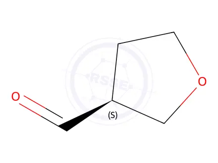 Chemical structure of (S)-Tetrahydrofuran-3-carbaldehyde