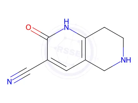 Chemical structure of 2-Oxo-1,2,5,6,7,8-hexahydro-1,6-naphthyridine-3-carbonitrile