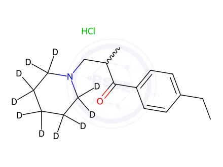 Chemical structure of Eperisone-d10 Hydrochloride