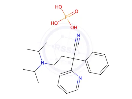 Chemical structure of Disopyramide EP Impurity A (Dihydrogen Phosphate)