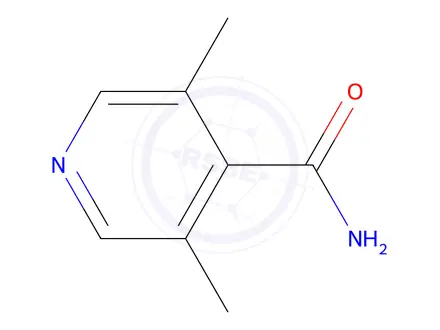 Chemical structure of 3,5-Dimethylisonicotinamide