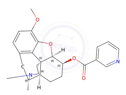 Chemical structure of Nicodicodine