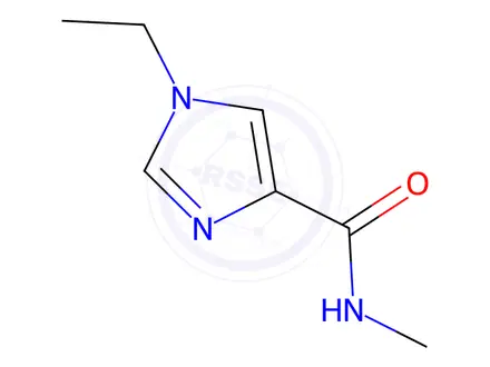 Chemical structure of 1-Ethyl-N-methyl-1H-imidazole-4-carboxamide