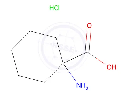 Chemical structure of 1-Aminocyclohexanecarboxylic acid hydrochloride